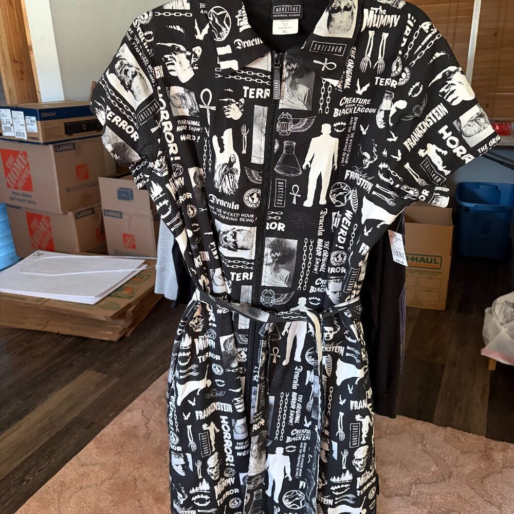 Epic Universe Dark Universe Monsters Dress Brand New Never Worn With Tags